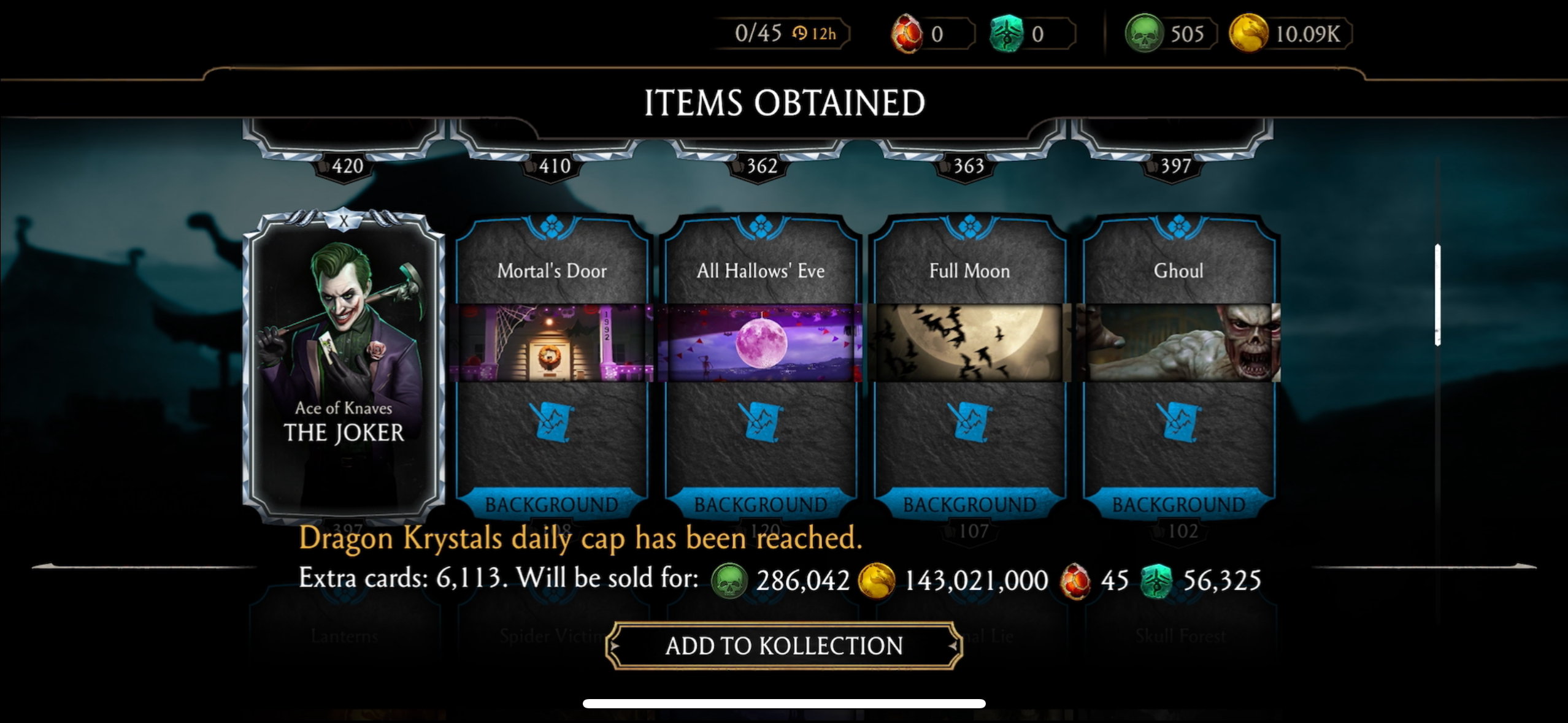 300,000 Dragon Krystal’s, 300,000 Souls, 8 Diamonds Maxed (New Account)