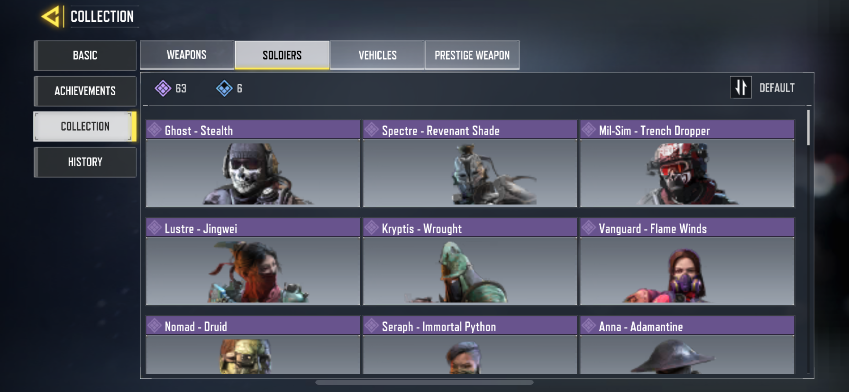 6 MYTHIC WEAPONS, 7 LEGENDARY WEAPONS & 64 EPIC SOLDIERS