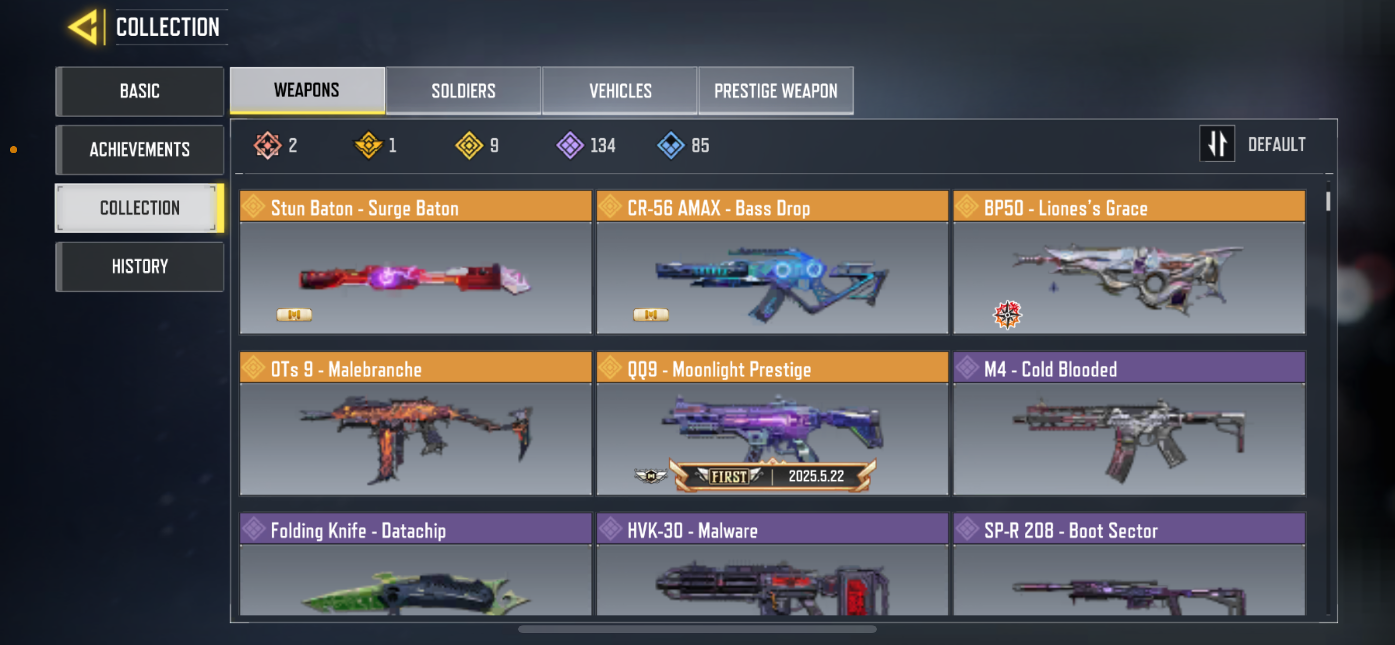 2 MYTHIC GUNS, 9 LEGENDARY GUNS AND 66 EPIC SOLDIERS